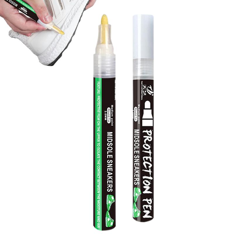 Midsole Marker Paint - Weißer Trainer-Stift zur Midsole-Reparatur, Sneaker-Marker, Midsole-Reiniger,