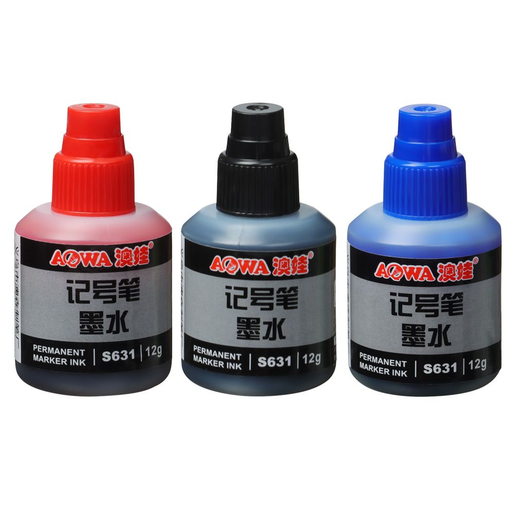 Midsole Marker Paint - 12ml Farbe Schwarz Blau Rot Stift