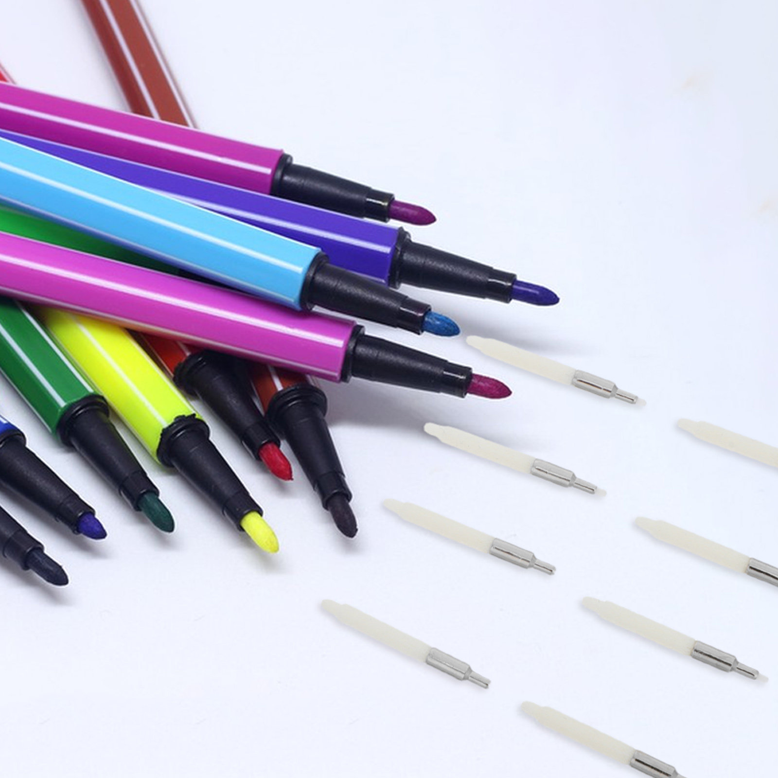 Midsole Marker Paint - 12 Stück Markierstift mit feiner Spitze,