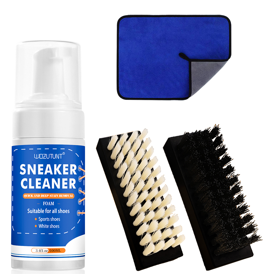 Sneaker Care For Suede - Weißes Schuhreinigungsset für Sneakers, Segeltuch, Nubuk-Wildleder,