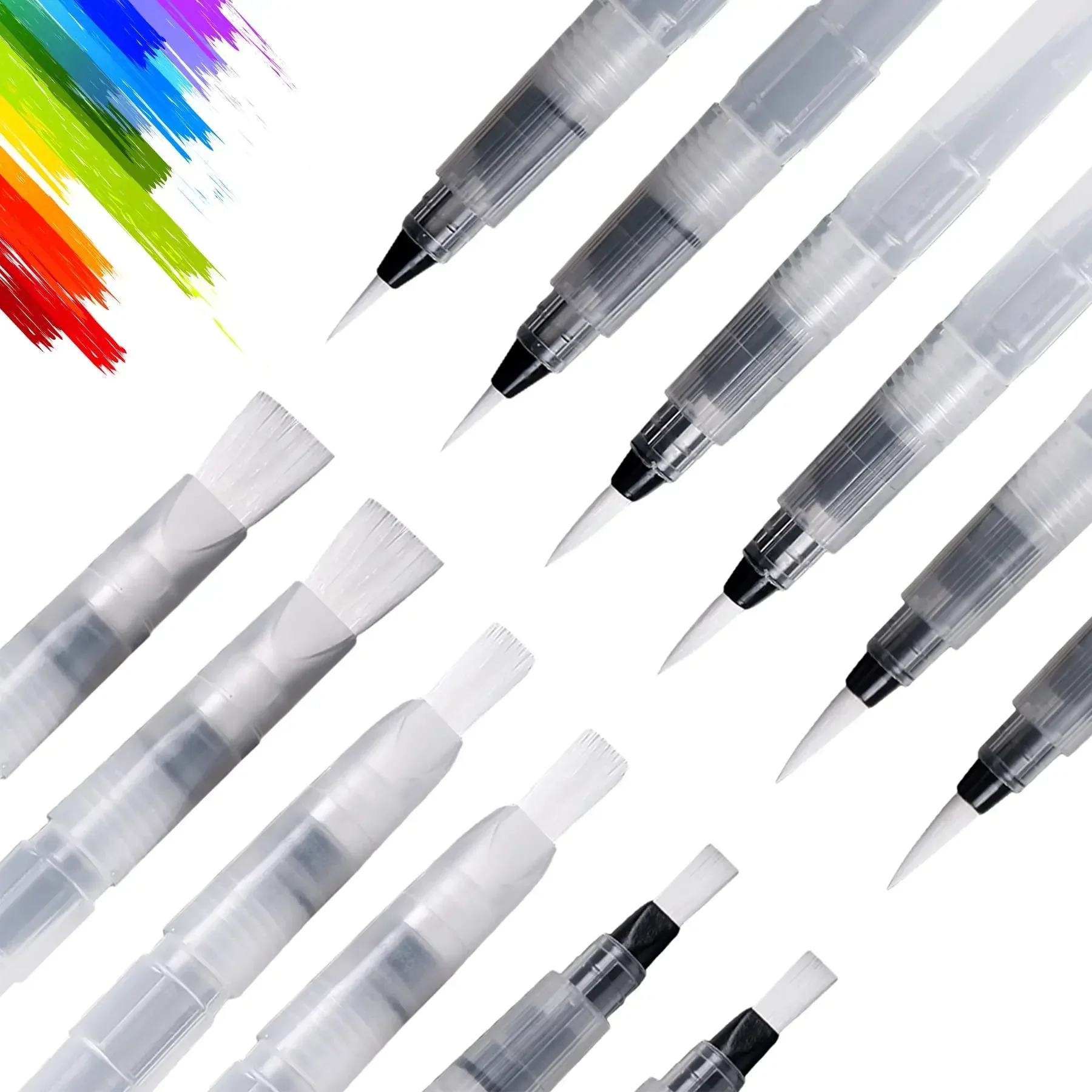 Midsole Marker Paint - 3/6-teiliges Aquarell-Pinselstift-Set, Aquarell-Farbstifte zum Malen, Marker,