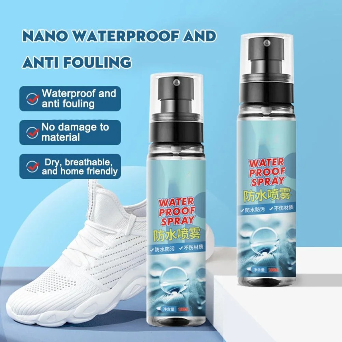 Wasserdichtes Spray. Geeignet  – Waterproof Spray Shoe Bewertung und Preis