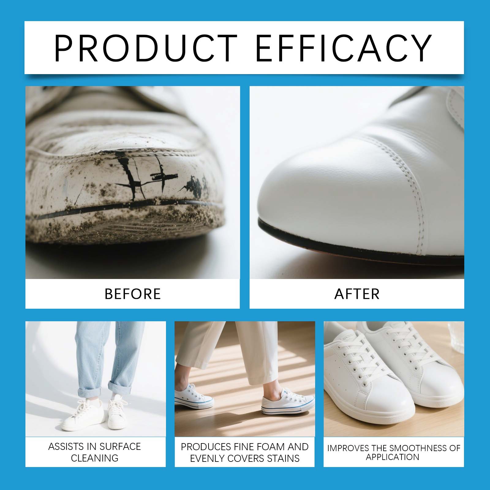 Weiße Schuhreinigungscreme Sne – Sneaker Protector Spray Bewertung und Preis