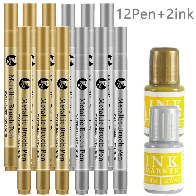 1/10/24 Stück Nachfüllbare Met – Midsole Marker Paint Bewertung und Preis